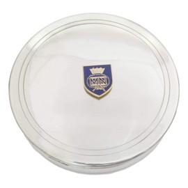 Gamekeepers Cottage gifts MN Shield Merchant Navy Pewter Jewellery Trinket Round English Pill Box ME58