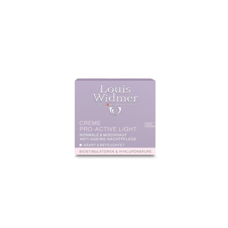 Louis Widmer Pro-Active Light Cream Unscented 50 ml