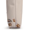 Retriever Dog Pawprints Puppies Graphic Dog Tote Bag