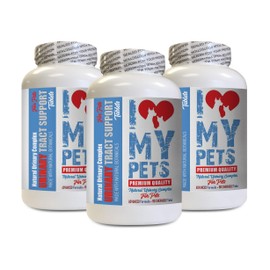 I LOVE MY PETS LLC Dog Urinary Support - PET Urinary Tract Support - Dogs and Cats - UTI Relief Complex - Dog Urinary Treats - 270 Treats (3 Bottles)