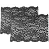 Bandelettes Sexy Anti-Chafing, Elastic Thigh Bands, Prevent Friction - Black