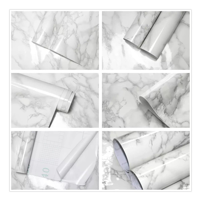 TAIMEI Patrón De Mármol Papel Tapiz Cocina Dormitorio Baño Pared