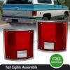 autobots Tail Light Lamp Red Lens Pair Set For 1973-1991