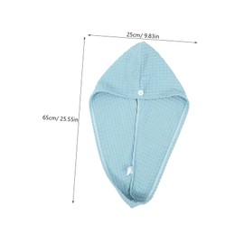 LABRIMP Hair Turban Cap Quick Dry Water Absorbent Hair Towel for Women Stylish Shower Essential Large Size