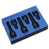 1/2in Drive Deep + Shallow Impact Impacted Male Spline Sockets
