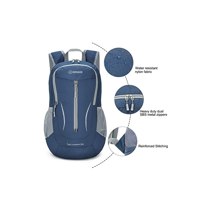 ZOMAKE Ultra Lightweight Packable Backpack - Perfect for Travel
