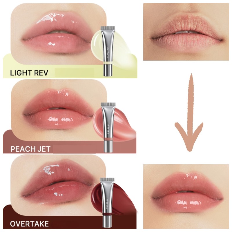 NUEGRAY Sun Beam Lip Treatment SPF25 PA++ 10ml, Color:Light Rev