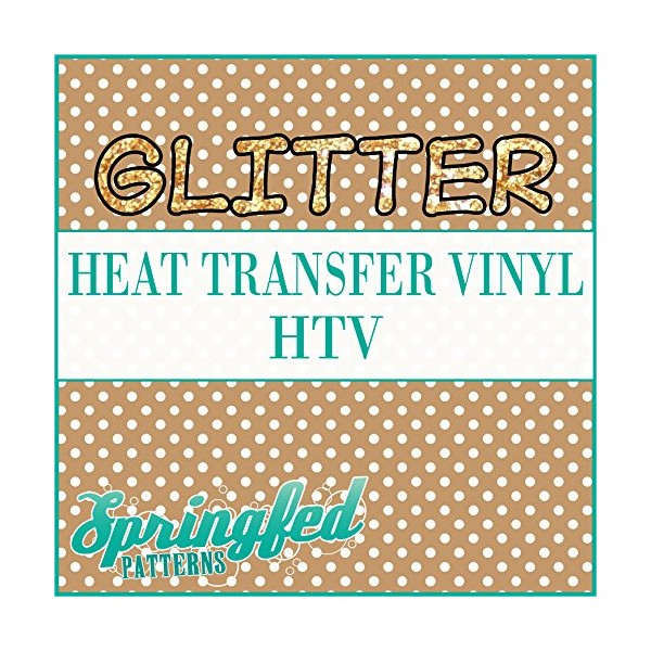 GLITTER Polka Dot Pattern #1 in Gold & White Glitter