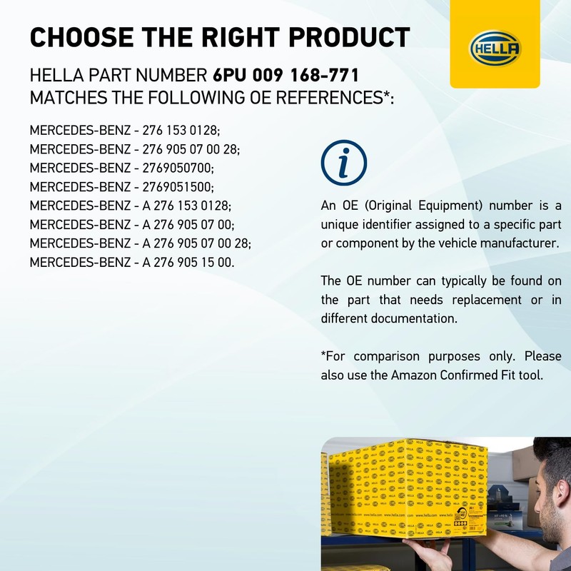 HELLA 6PU 009 168-771 Pulse Transmitter, Crankshaft - 3-Pin