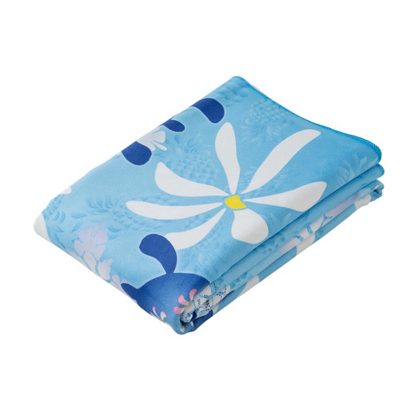ASKA TOWEL, Smooth and Dry Hawaiian Bath Towel, Honu Pine ASK-1AP-HOP-BLU Blue, 35.4 x 51.2 inches (900 x 1300 mm)