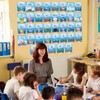 37 Pcs Alphabet for Classroom Wall Under The Sea Bulletin