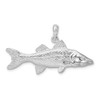 Auriga Fine Jewelry 925 Sterling Silver 3D Snook Fish Pendant