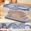 Bread Box Airtight Bread Boxes with Lid,Time Recording Bread Storage