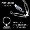 NATURAL design AirTag Case Key Ring ALUMINUM BUMPER (JET BLACK)
