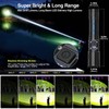 Hoxida Rechargeable LED Flashlights High Lumens, 2000LM Super Bright Flashlight
