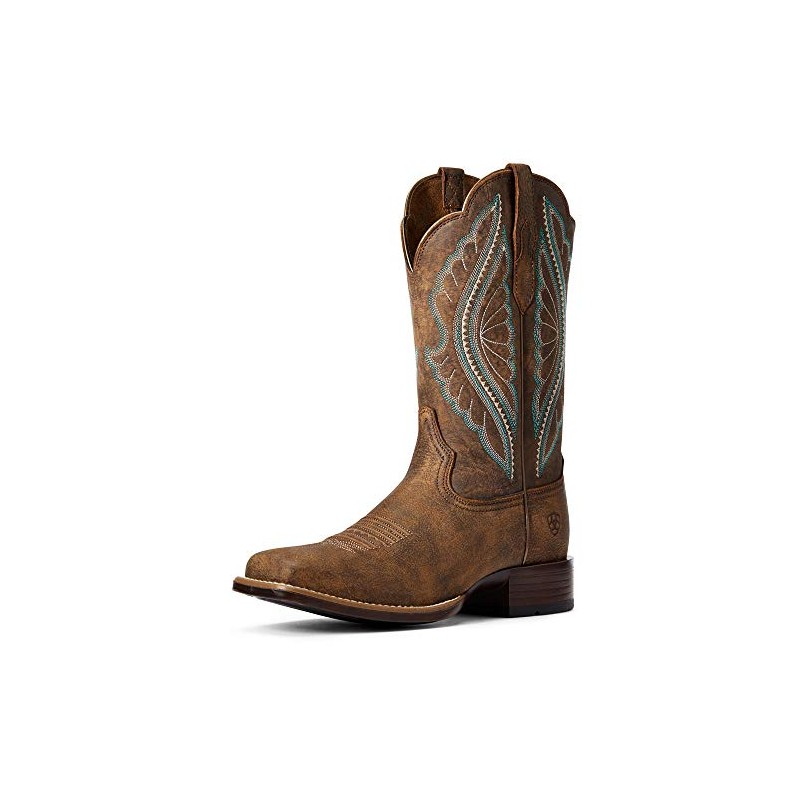 ARIAT BMVY9 Womens PrimeTime Western Boot Tack Room Brown 9