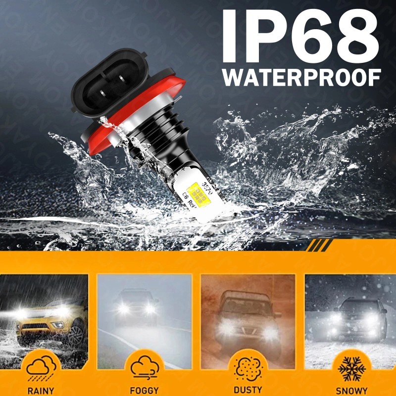 ENJOYAKOM For Nissan Altima 2007-2018 4X LED Headlight Bulb High&Low
