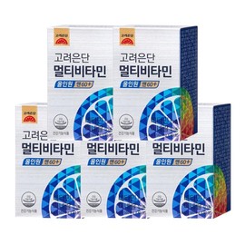 J&M Korea Eundan Multivitamin All-in-One Men 60+ 60 tablets (5 units) / 고려은단 멀티비타민 올인원 맨60+ 60정 5개