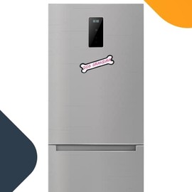 Magnet Me Up Dog Grandma Pink Dog Bone Magnet Decal, 2x7 Inches, Heavy Duty Automotive Magnet for Car Truck SUV