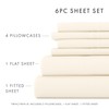 LINENS & HUTCH Sheet Set 6-Piece Microfiber Essential Ultra Soft