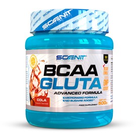 BCAA Powder - BCAA Glutamine - BCAA Glutamine - BCAA Powder 500 g - Amino Acids BCAA - Amino Acid Powder (500 g) (Cola)