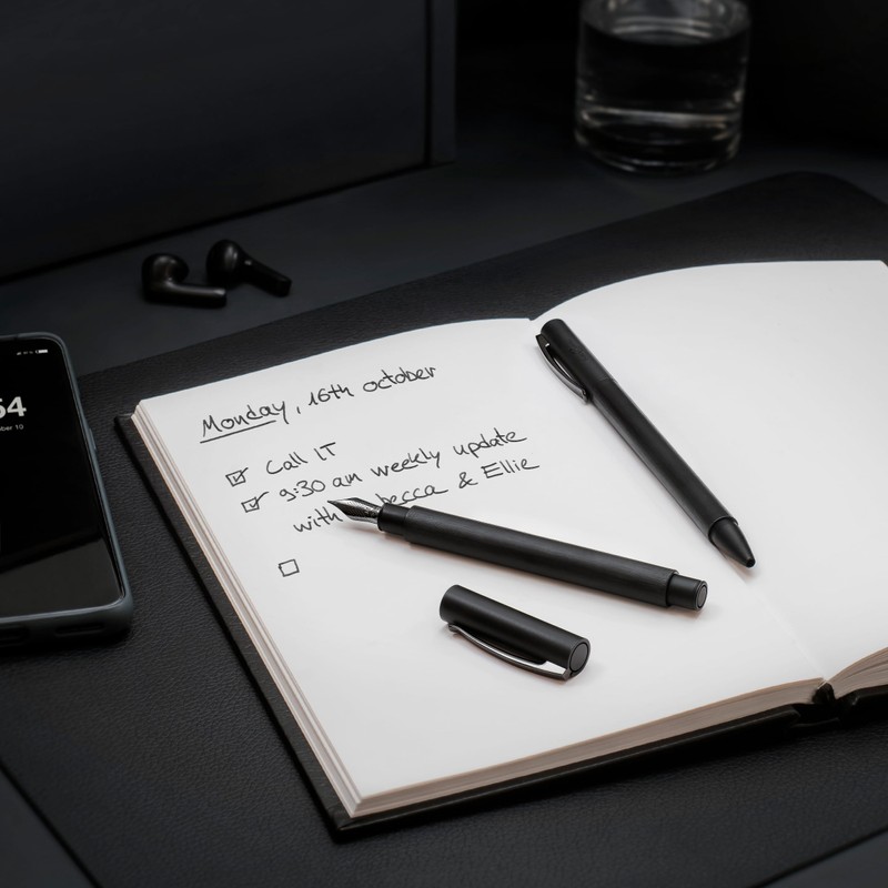 FABER-CASTELL Ambition All Black 147151 Fountain Pen Nib Width F