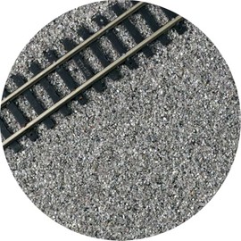 TT:120 Scale Model Railway Track Ballast - Standard Grey | 250g | Model Railway Scenery Material