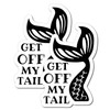 Bad Fish Custom Decals 2 Pack Get Off My Tail