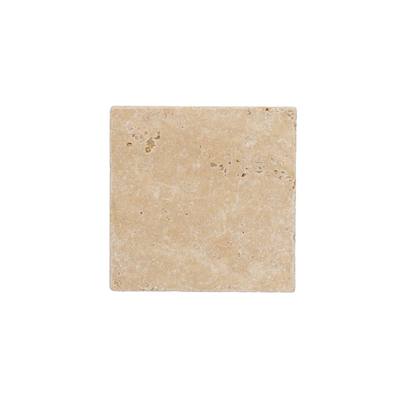 ottoman Travertine Soap Dish Decorative Stone 10 x 10 cm