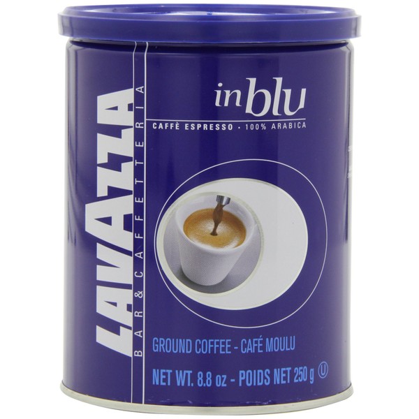 Lavazza in Blu Espresso Ground Coffee Blend, Medium Espresso Roast, 8.8 Oz (Pack of 4)