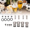 Ball Lock Keg Posts Gas Liquid 18mm Female Thread Stainless