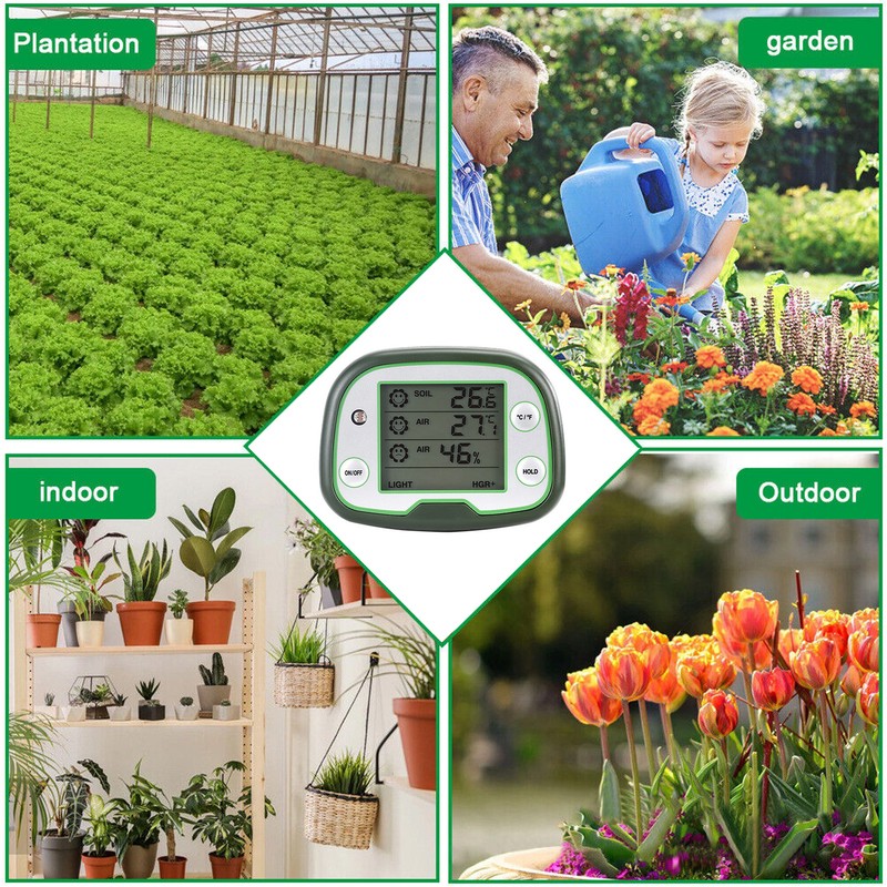 Plant Tester Accurate Measurement Data Lock Portable Soil Moisture Meter