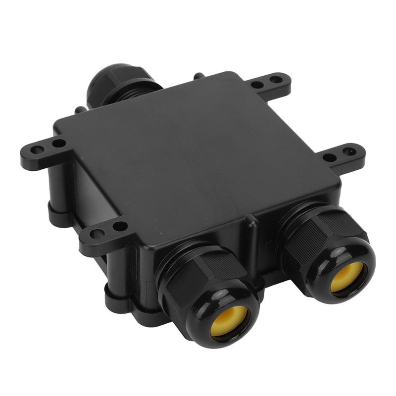 Waterproof Junction Box Outdoor 3 Way Flame Retardant Cable Connector