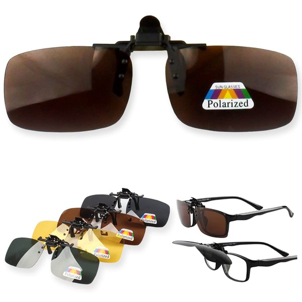 Alleygem Clip-on Sunglasses, For Daytime, Flip Up Glasses, Converts Into