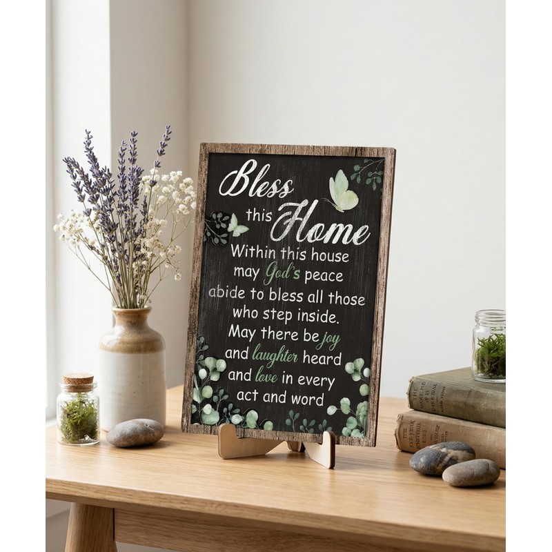 Welcome Home Sign - Bless This Home Within This House,