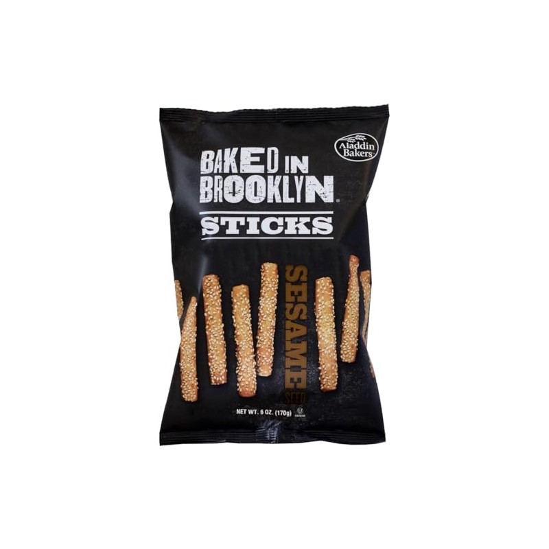 Baked In Brooklyn Breadsticks Sesame - 6 Ounce