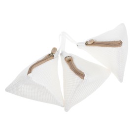 Alipis 3pcs Laundry Bag Washing Machine Bag Bra Bag Mini Triangle Wash Bag Small Laundry Wash Bag Small Laundry Net Bag Small Washing Bags Mesh Wash Bags Laundry Pouch Polyester