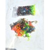 Hoddock Crappi Lot plastic, Crappie skirts - Creature Skirts (100