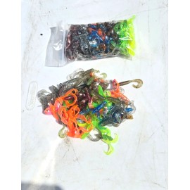 Hoddock Crappi Lot plastic, Crappie skirts - Creature Skirts  (100 CT)  CRAPPI  LOT  Mix