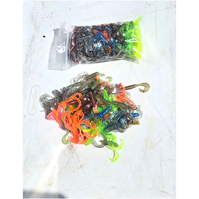 Hoddock Crappi Lot plastic, Crappie skirts - Creature Skirts (100