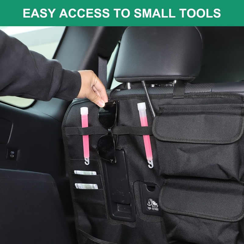 Heutamo Trunk Hanging Organizer Backseat Bag Compatible with Toyota Land