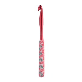 The Quilted Bear Crochet Hooks - Premium Soft Grip Floral Crochet Hooks with Ergonomic Polymer Clay Handle (9mm Crochet Hook)