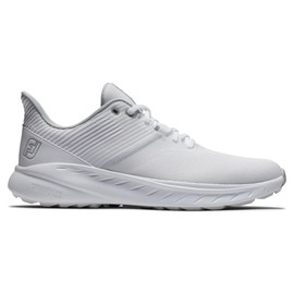FootJoy Men's FJ Flex Golf Shoe, White, 11.5 Wide