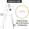 목공 나침반 그리기 목수 100MM 300MM 도면 제도를위한 원형 마킹