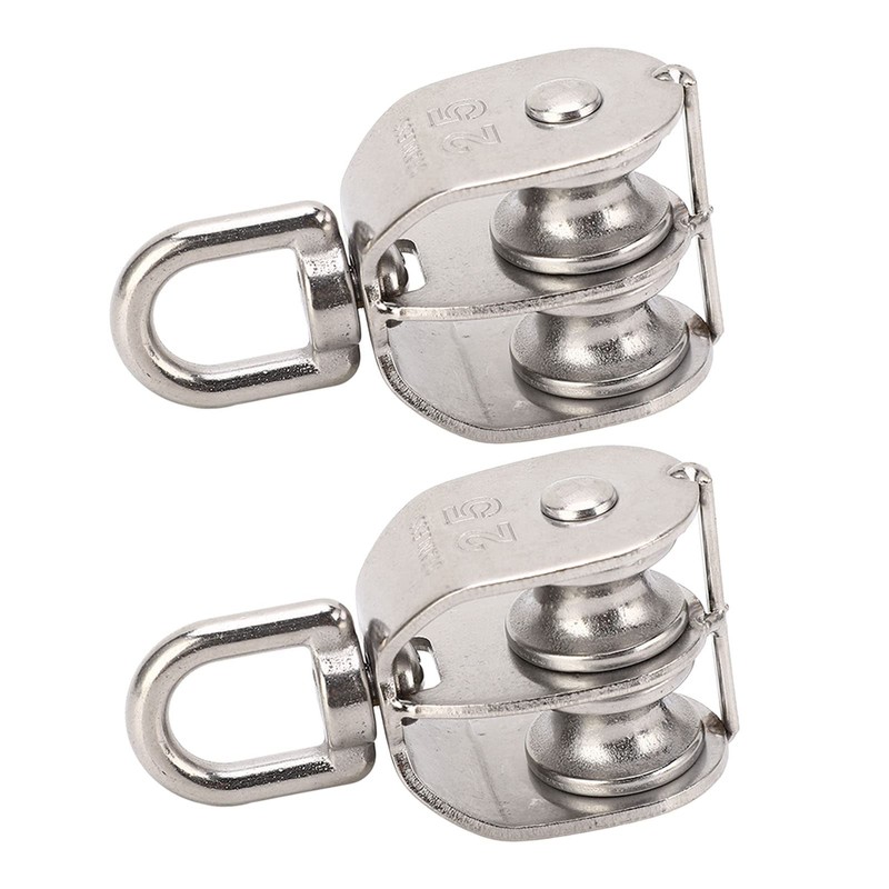 Double Pulley, 2 Pieces, Double Pulley, Stainless Steel M25, Double