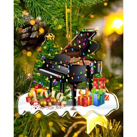 Piano Ornament Piano Gifts for Men Women Piano Players Teacher Music Lovers Christmas Tree Keepsake