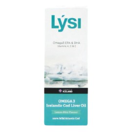 Aceite De Hígado De Bacalao Lysi Omega 3 Limón Menta 240 Ml