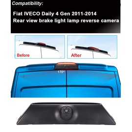 Car Rear View Camera Transporter HD Night Vision Waterproof for Fiat Iveco Daily 4 Daily V 5 Gen 2011-2014