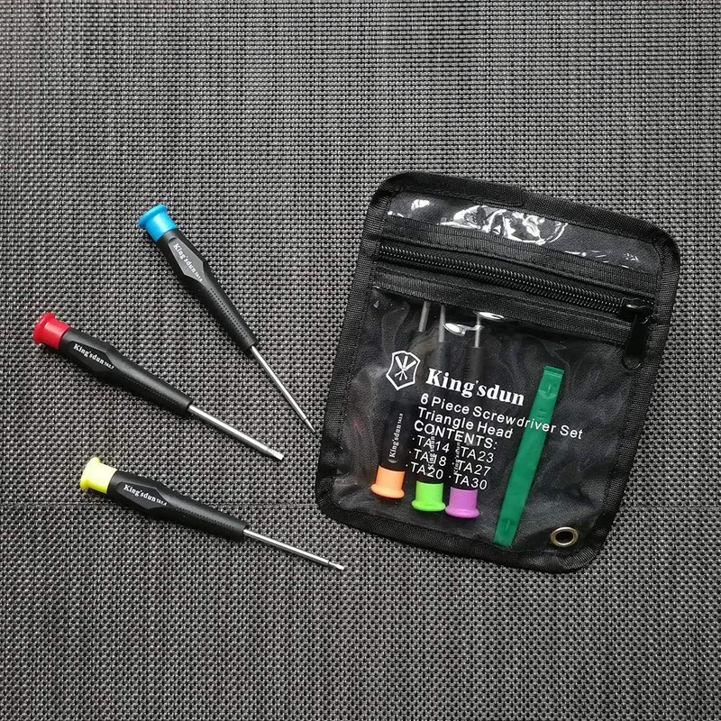 Fixinus Full Triangle Head Screwdriver Set For Electronic Toys, 7-Piece