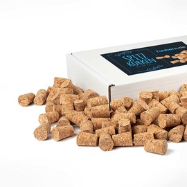 Tuuters 100 x Corks for Test Tubes - Compressed Corks Biodegradable (25 x Diameter 24 x 20)